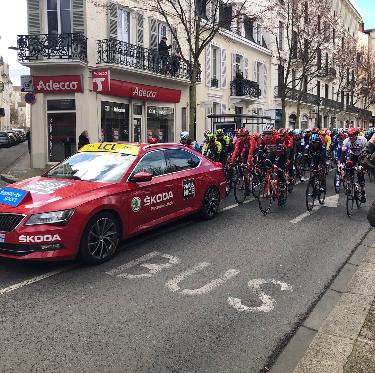 ⁦<a href="/AdeccoFrance/">Adecco France</a>⁩ partenaire du ⁦<a href="/ParisNice/">Paris-Nice</a>⁩ au départ de Vichy !