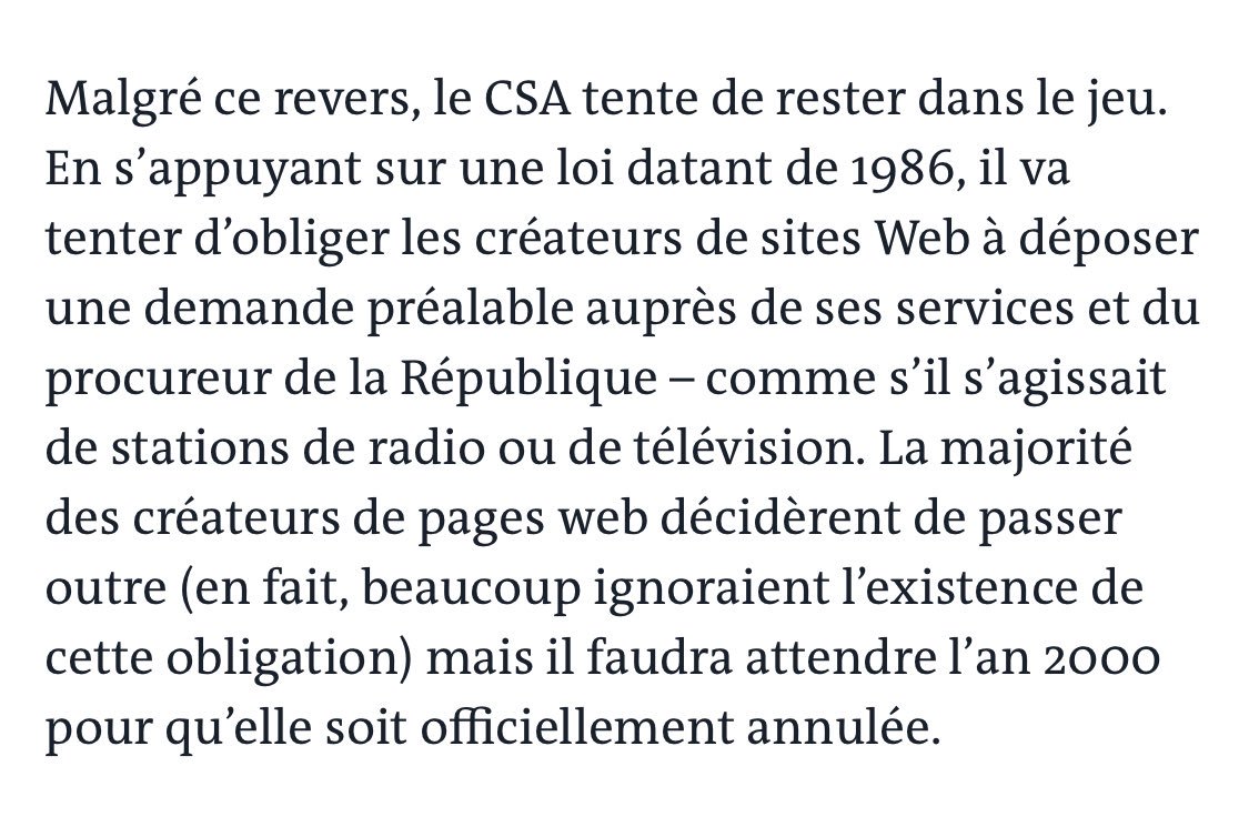 Où je découvre que j’étais dans l’illégalité avec mon premier site web de 1997 à 2000. 
 lemonde.fr/pixels/article…