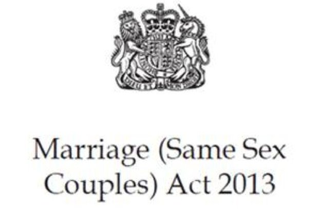 PrideInLondon's tweet photo. Today is the 5th anniversary of the Marriage (Same Sex Couples) Act 2013 coming into force and bringing equal marriage to England and Wales. Many fought hard for the right for people to enjoy their special day as equals, so we're going to show what they fought for. #LGBTHistory https://t.co/dkhJCXfgsC