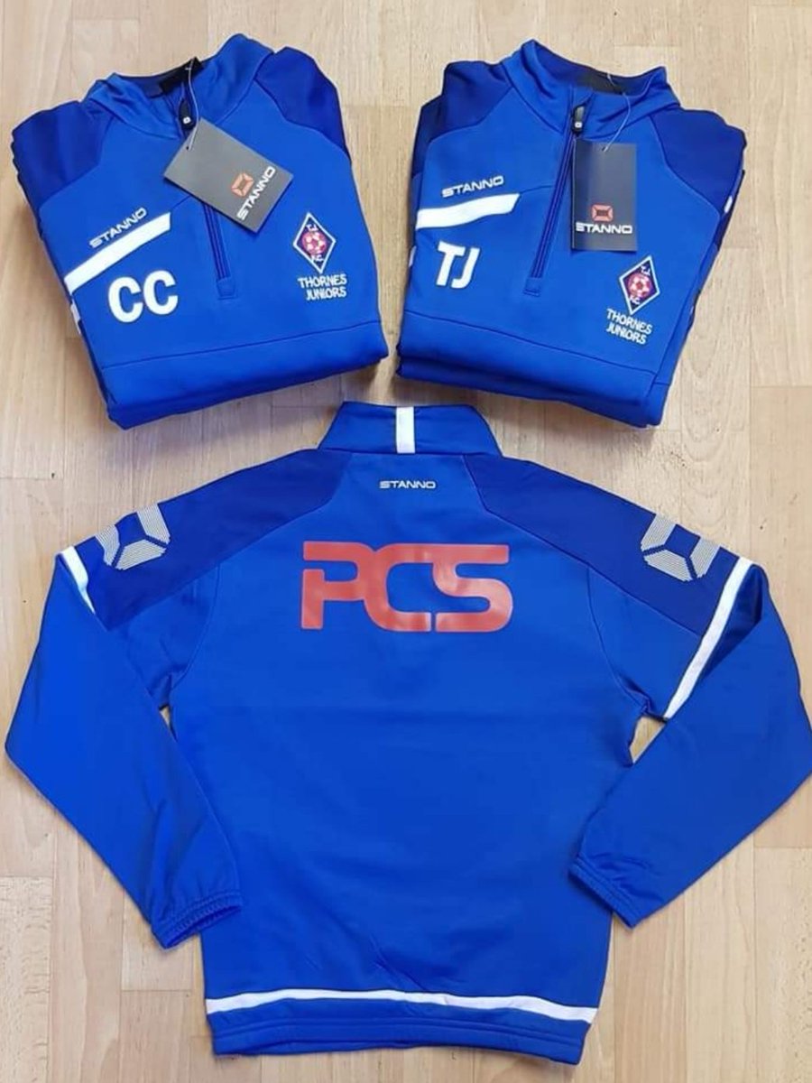 thornesjfc's tweet image. Big thanks to @PCSLeeds for providing our Under 7's tracksuits.