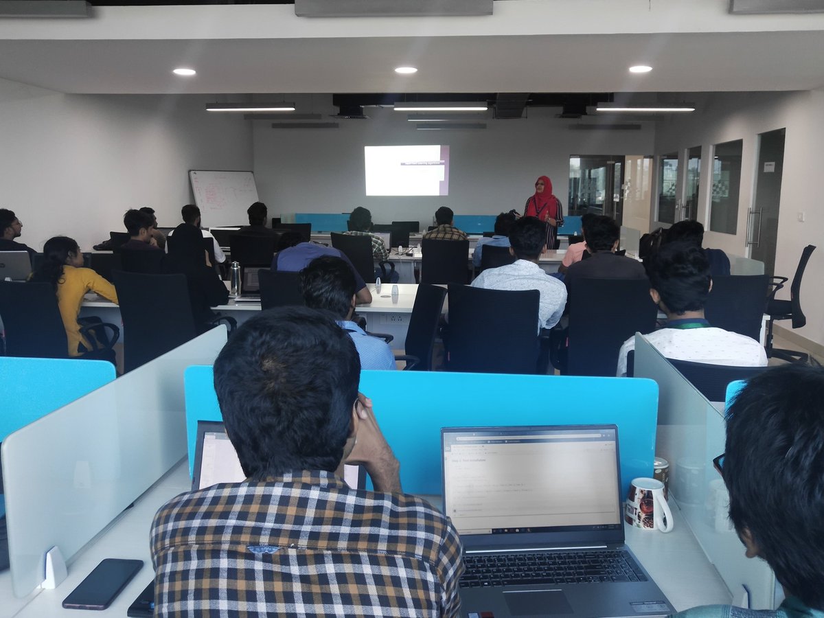 Machine Learning Series by  <a href="/SoaiCalicut/">SchoolOfAICalicut</a> ! It's our 3rd Meetup and its doing better than expected 🥳🥳🥳
<a href="/sirajraval/">Siraj Raval</a> #SchoolOfAi #MachineLearning #sirajraval