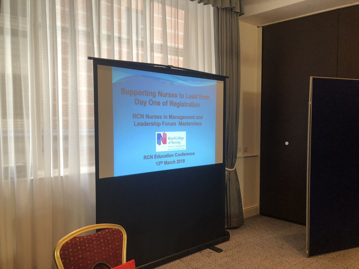 Excited today to be helping and talking to everyone today about leadership at all levels. #everyoneisaleader #nmc #RCNED19 #rcn @NorthBristolNHS @Jr6Emily @emma_stedman @ErinClee @RCNMandLForum