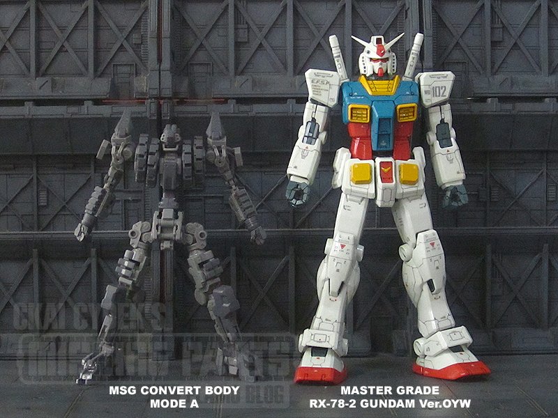 CCydek's tweet photo. Kotobukiya's MSG CONVERT BODY inner frame-type kit size comparisons, with the Convert Body in Mode A (compact).
#Kotobukiya #FrameArms #ModellingSupportGoods #HexaGear https://t.co/3uQ9thGjUD