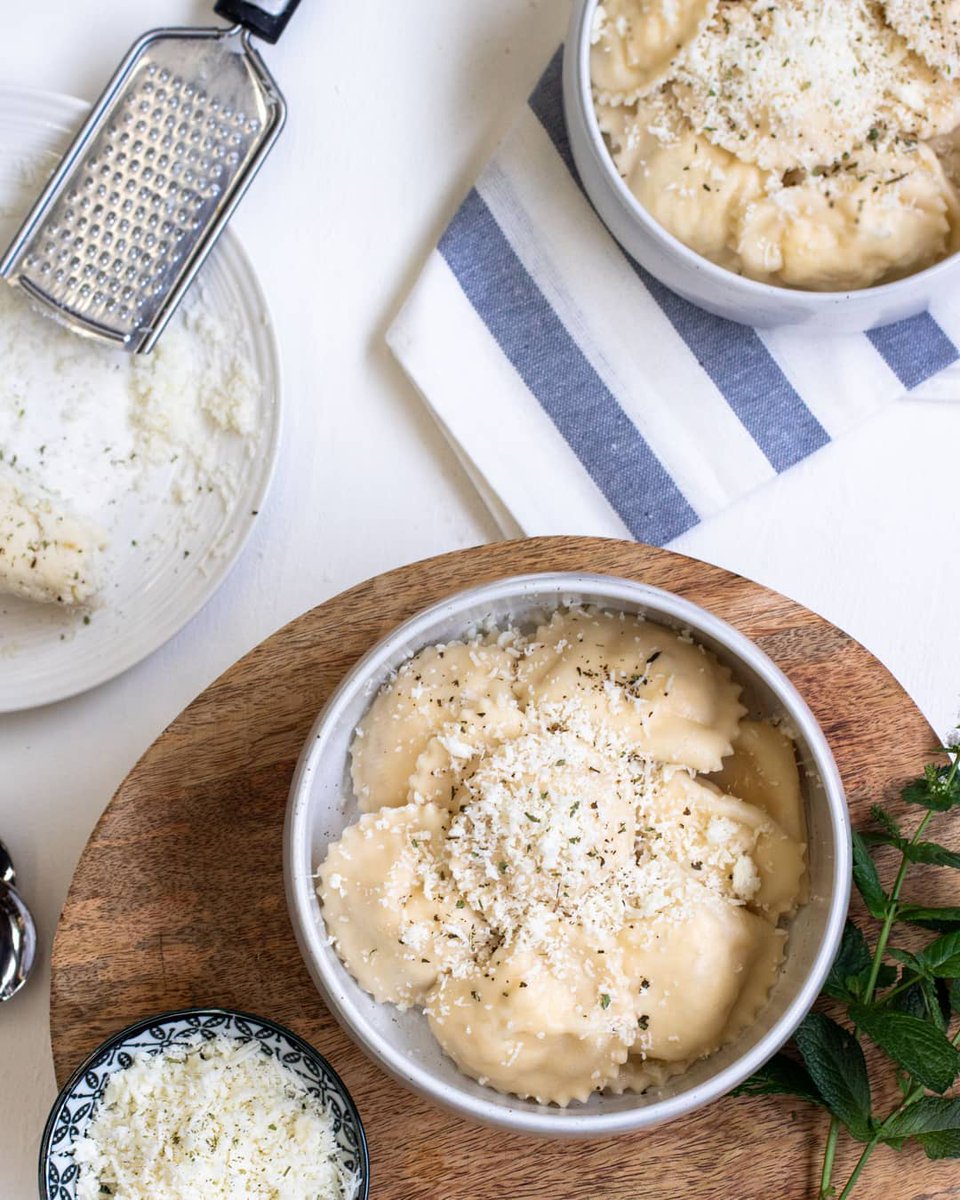 visitcyprus's tweet photo. “#Ravioles”, a favourite comfort food for Cypriots much like the traditional Italian “Ravioli”, the difference being our “halloumi” cheese with spearmint that gives it that very cypriot twist! 😜🤤 #visitcyprus 
📷 @myfamilysfooddiary https://t.co/YInV65HZJY