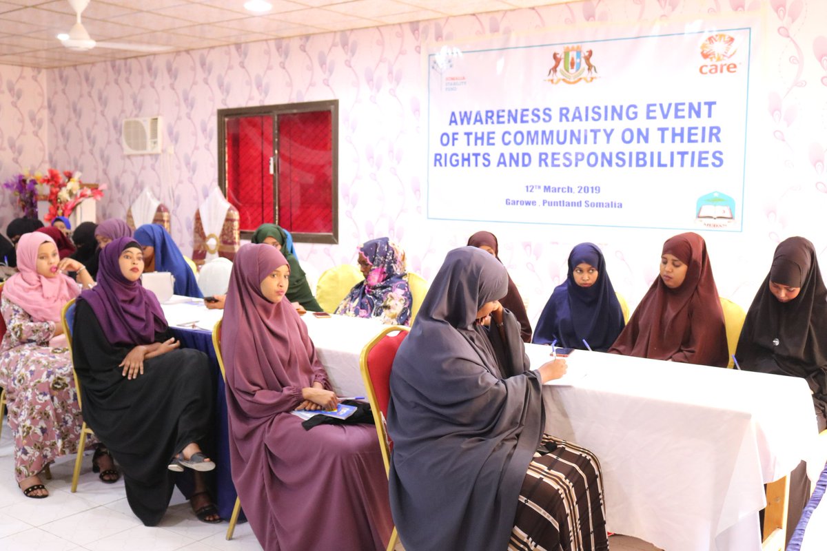 shareeco2's tweet photo. AWARENESS RAISING EVENT OF THE COMMUNITY ON THEIR RIGHTS AND RESPONSIBILITIES .

@Somali Stability Fund 
@caresom
@MUDAN_Network https://t.co/fYnFQG2BdM