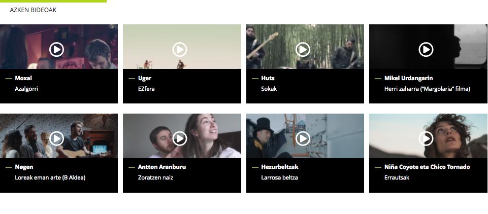 Badokeus's tweet image. AZKEN BIDEOAK
#Moxal
#Uger
@huts0 
@txatxamatxali 
@nogenband 
@Anttonaran 
#Hezurbeltzak
@CoyoteTornado 
eta gehiago... badok.eus/azken-bideoak/