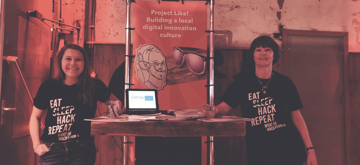 #durf2019 (dare) at <a href="/VNGRealisatie/">VNG Realisatie</a> congrestival by promoting <a href="/NorthSeaRegion/">North Sea Region</a> Like’s #IoT #hackathon of <a href="/WTHackathon/">What The Hackathon</a> in the Netherlands! Keep up the hacking!