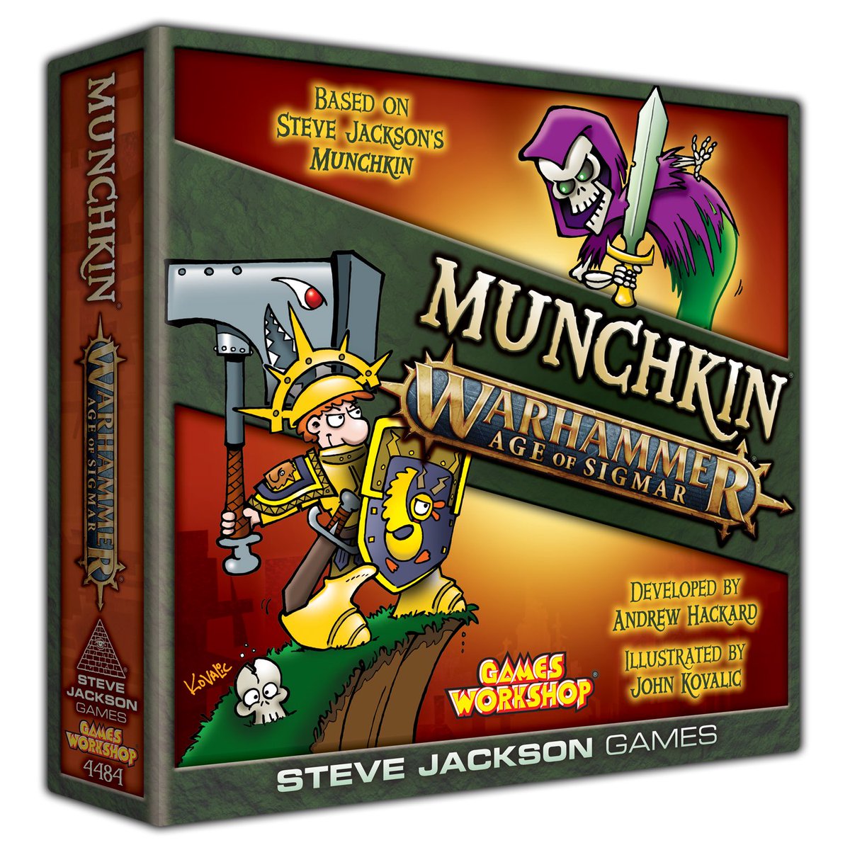 muskrat_john's tweet photo. “Illustrated by principal Munchkin artist John Kovalic and designed by Munchkin Line Editor @RedPenOfDoom in close consultation with Games Workshop.”

Once again, Games Workshop was a joy to work with.

What a thrill this was, for me, Mr. GW Fanboy. https://t.co/Cd3igS3Mur