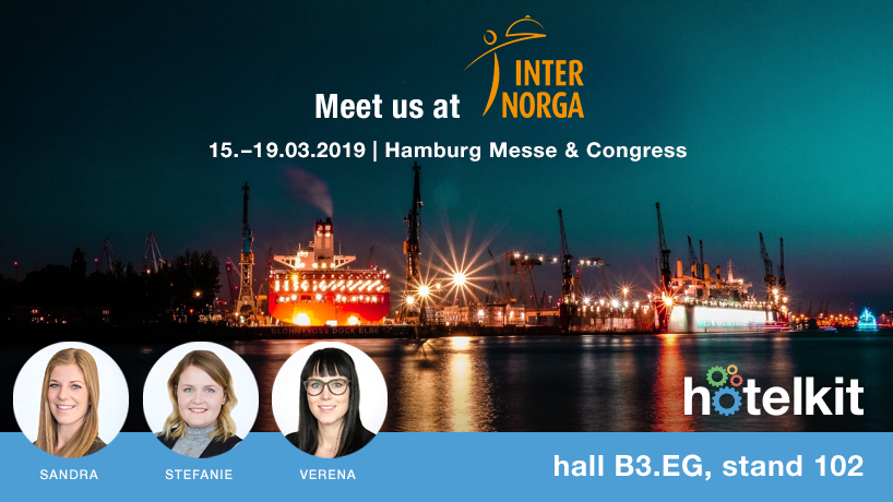 Hotel operations made easy? 😃 No problem with hotelkit! We're happy if you'd join us at Internorga - book your appointment now with our #hotelkitexperts! lnkd.in/g7A24Jx!

#internorga19 #bemorehost