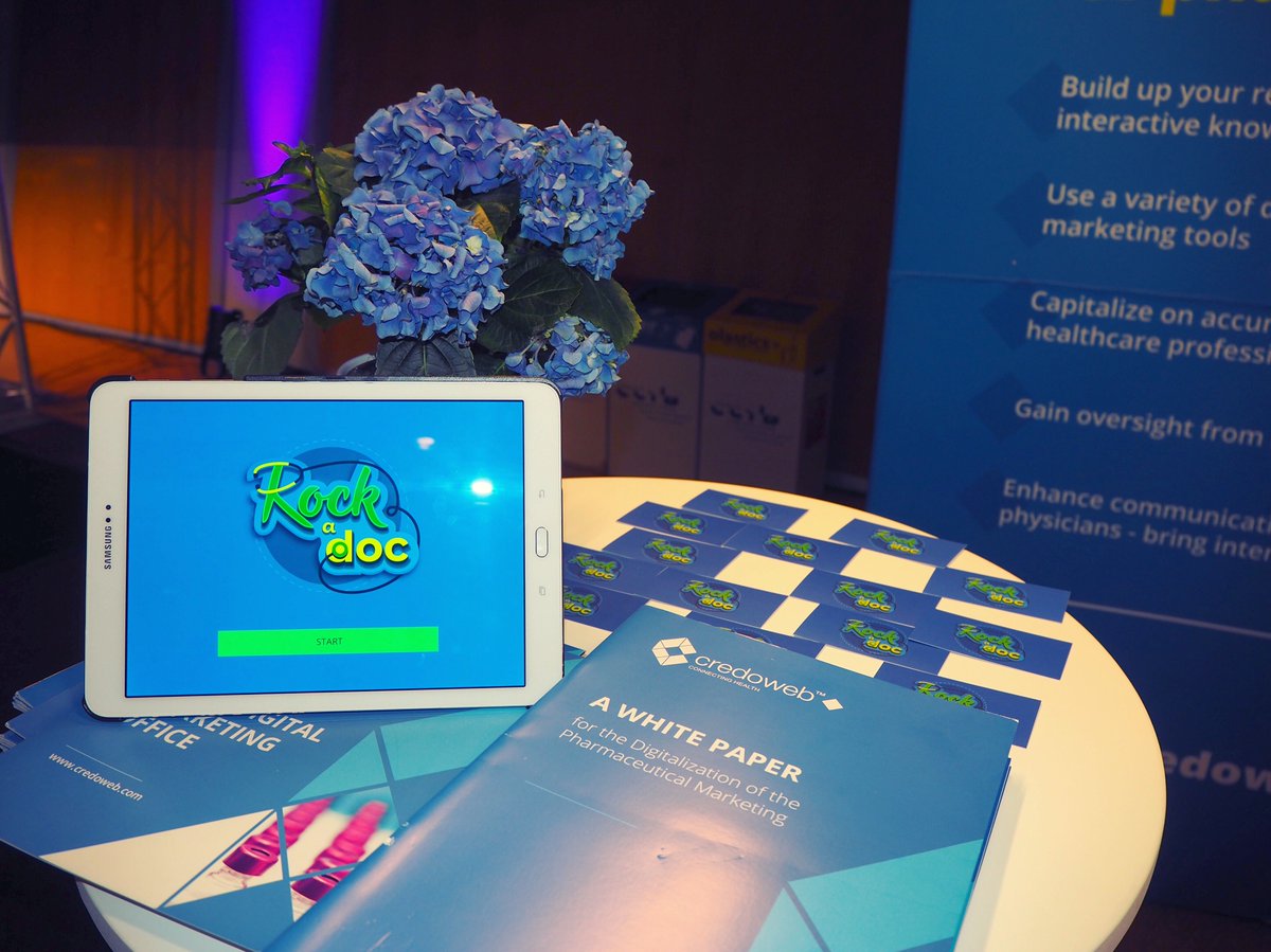 CredoWeb_com's tweet photo. Can you draw and keep #doctors attention? We challenge you to come and check out our interactive game #RockaDoc - Booth 79 @eyeforpharma, next to the Innovation Stage. #efpBarca #CredoWeb https://t.co/yOlQOyZPZT