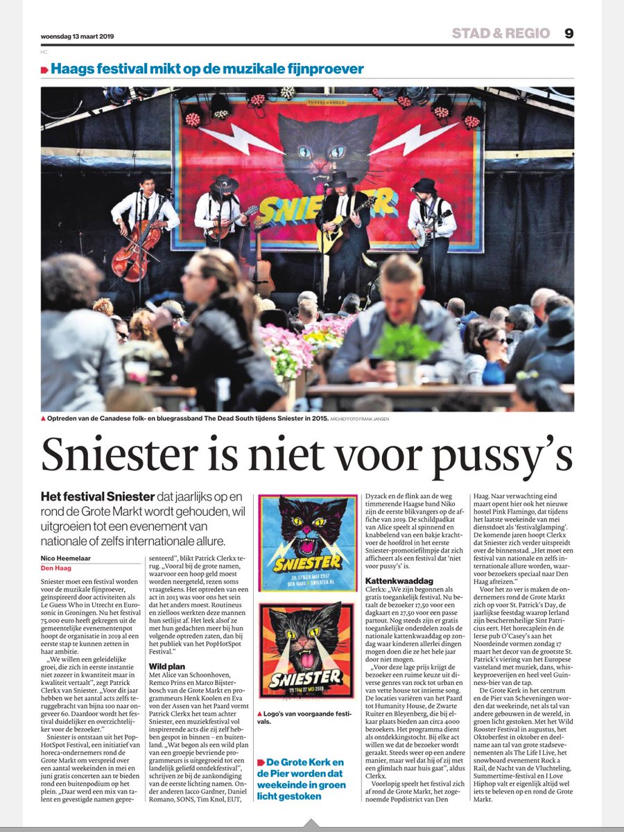 Dat jullie het ff weten!
#sniester #pussy #nietvoorpussys #DenHaag #Grotemarkt