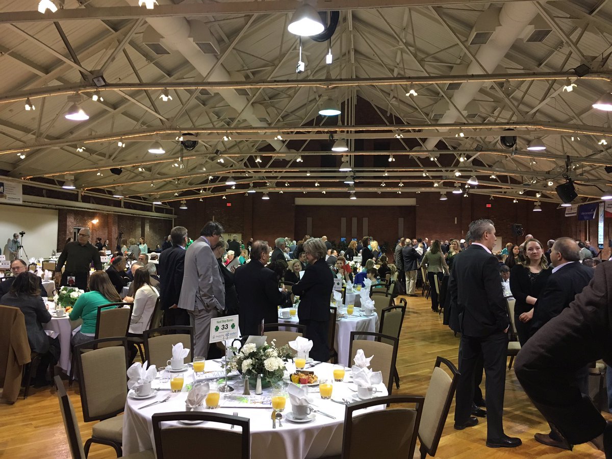 Thank you to all who joined us for the 2019 #blarneybreakfast! Thank you to all our sponsors!#Manchester #StPatricksDay2019 <a href="/MayorJoyceCraig/">Mayor Joyce Craig</a>