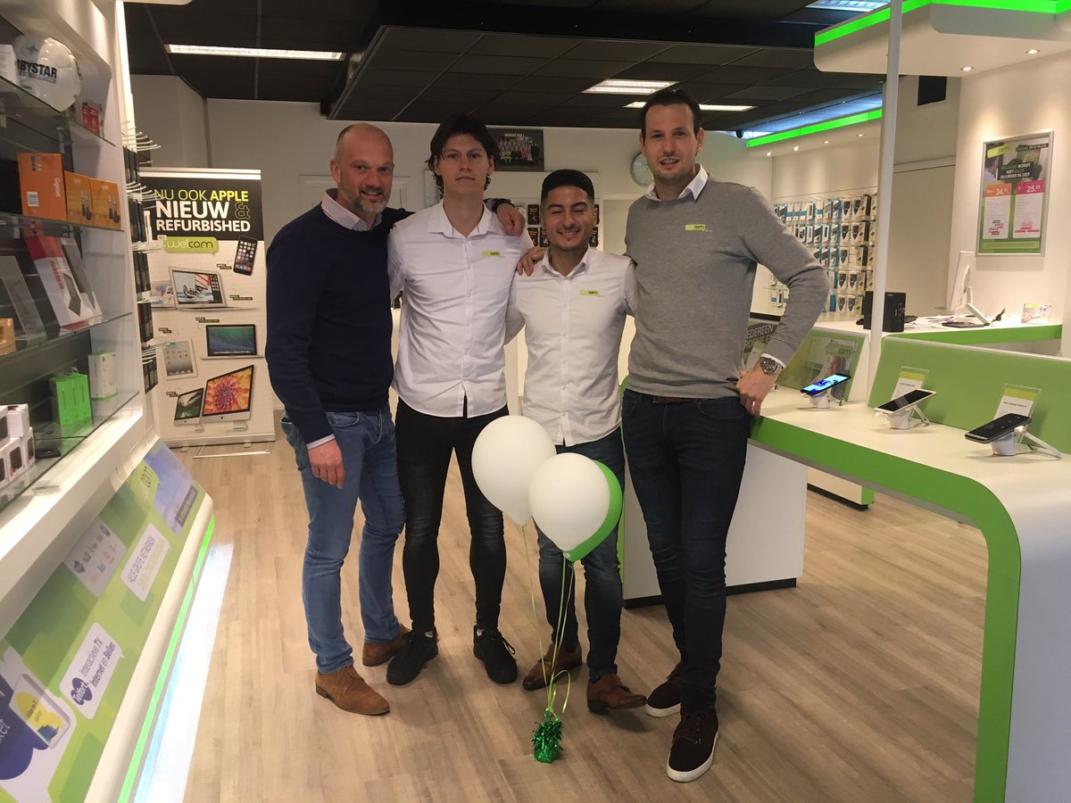 Op de koffie bij Welcom in Borne ivm 1 jarig bestaan!