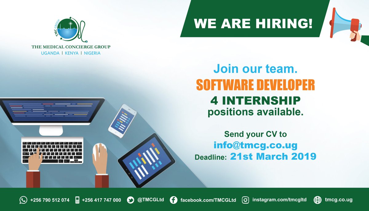 Tmcgroup On Twitter We Are Hiring Are You A Software Developer Do You Know A Software Developer Here Is An Amazing Internship Opportunity Https T Co Rpyky6isop