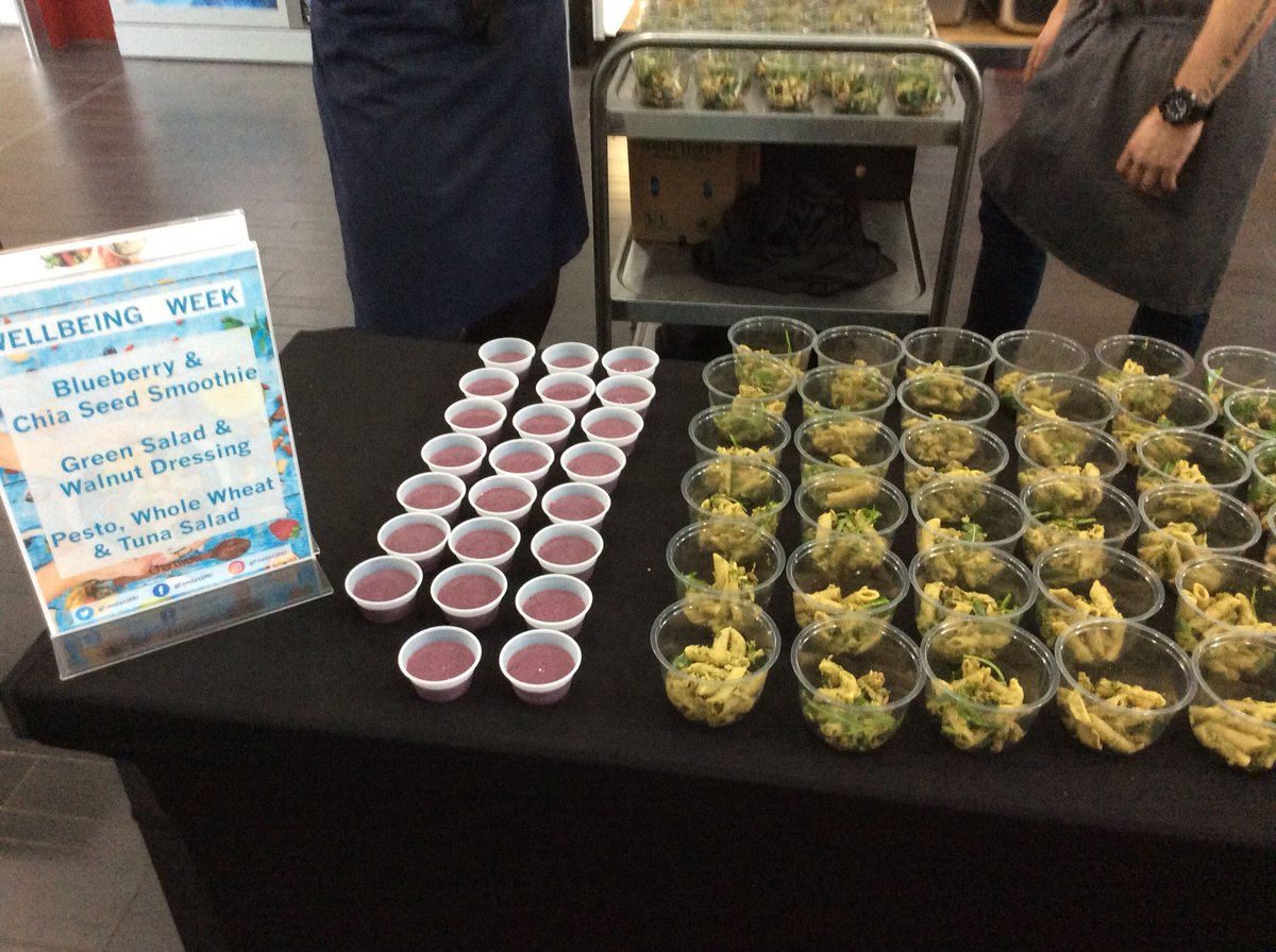 The food is looking amazing and very healthy at the Hugh Aston Atrium. Why not come down and try something which you can easily make at home? #healthydmu