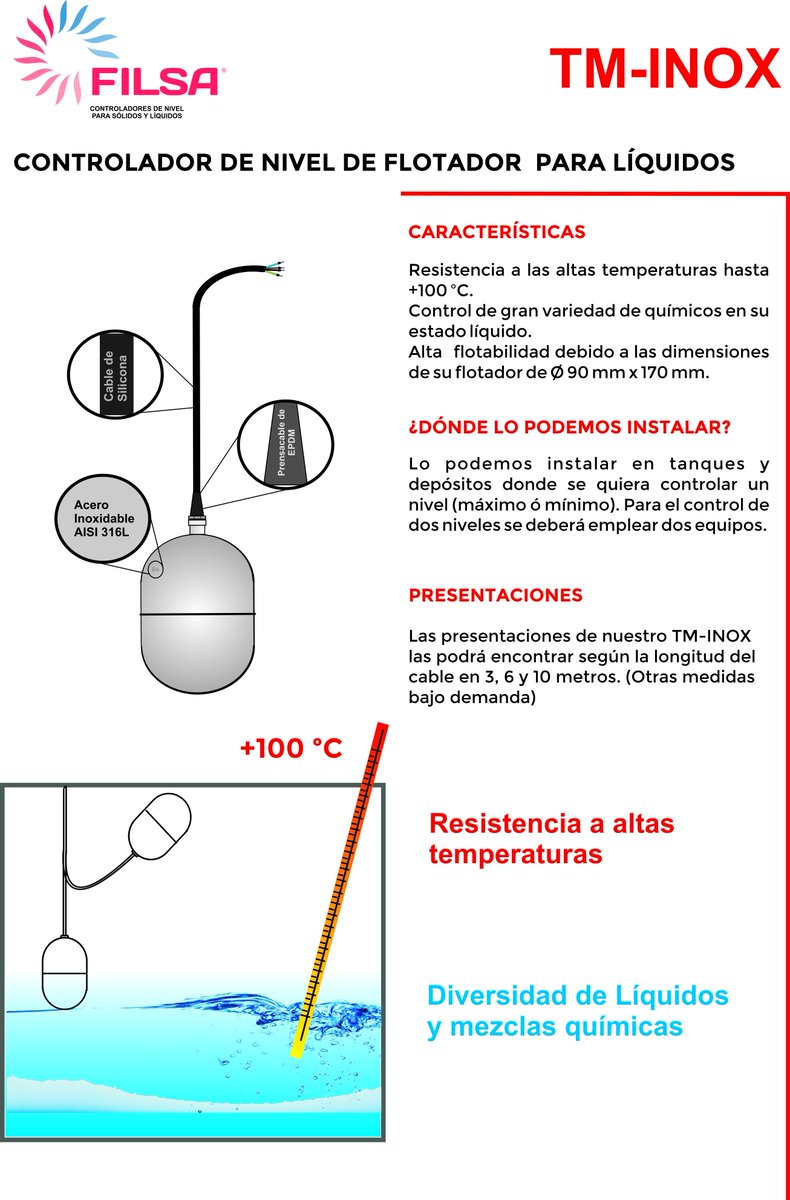 filsatalleres's tweet image. LA CALIDAD DE UN FLOTADOR
Entiéndase por #flotador un aparato de accionamiento mecánico. Generalmente al inclinarse hace cambiar de estado un micro-interruptor que se mantiene encapsulado y protegido en el interior.😉
#levelcontrols #liquids #controls
soporte@filsa.es