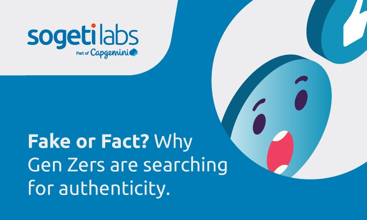 sogeti's tweet photo. Discover how research into the characteristics of born-digital youngsters reveals that authenticity is key to this generation’s pursuit of happiness – and why helping them identify what is real and what is fake is an ongoing challenge. https://t.co/nLM7B83Ph6 #SyntheticGeneration https://t.co/WVccwnOwLv