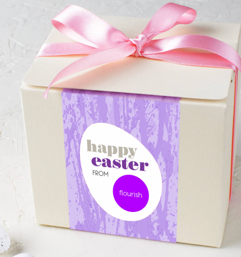 The Easter Bunny is getting ready to make some special branded deliveries to your clients this year.  With beautiful company branding and coloured ribbon, these eggs can hold a surprise bespoke message inside #discounts #special offers #easter #chocolate #corporategifts