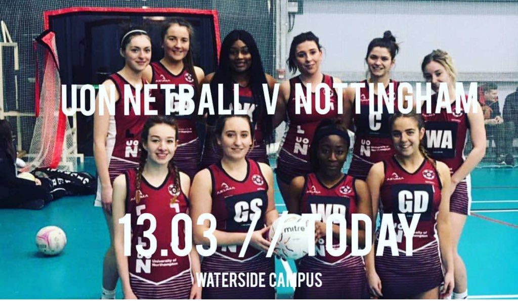 UoN Netball 2020/2021 tweet media