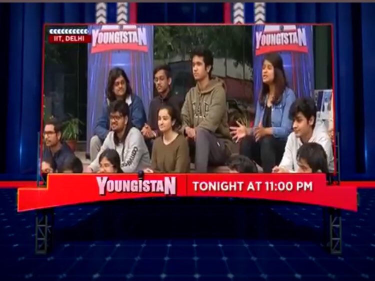 Zebaism's tweet photo. #Elections2019 is the 1st general election of my career.

Very excited to share that my 1st Election Show is launching today!

Do tune in to @CNNnews18 for #Youngistan -a special show on what Young India wants, youth issues.

Today’s episode on Jobs &amp; Reservations from IIT Delhi. https://t.co/4JfGkVszbC