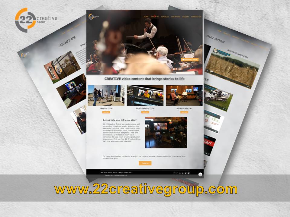 22creativegroup's tweet photo. 22 Creative Group is a full-service video production company that can help you tell your story. Please check out our updated &amp; redesigned website to learn about who we are, what we do, and to view samples of our work. #videoproduction #agmedia #chicagovideoproduction #sonyfs7 https://t.co/ZUGD57Edj5