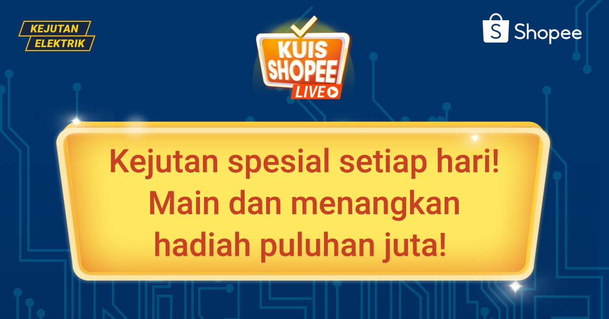 Main setiap hari jam 5 Sore &amp; 9 Malam WIB dan menangkan total hadiah 1.5 Miliar! games.shopee.co.id/universal-link…