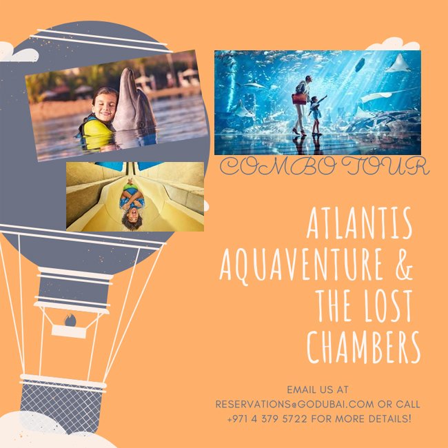 Dubaiprnetwork's tweet image. Combo Tour - Atlantis Aquaventure &amp;amp; The Lost Chambers

For bookings email us at reservations@godubai.com or call +971 4 379 5722 for more details!

#funadventure #familyadventure #godubaipromo #promotours #touroffers #lowestoffer #tourpromotions #godubaitours #dubaiprnetwork