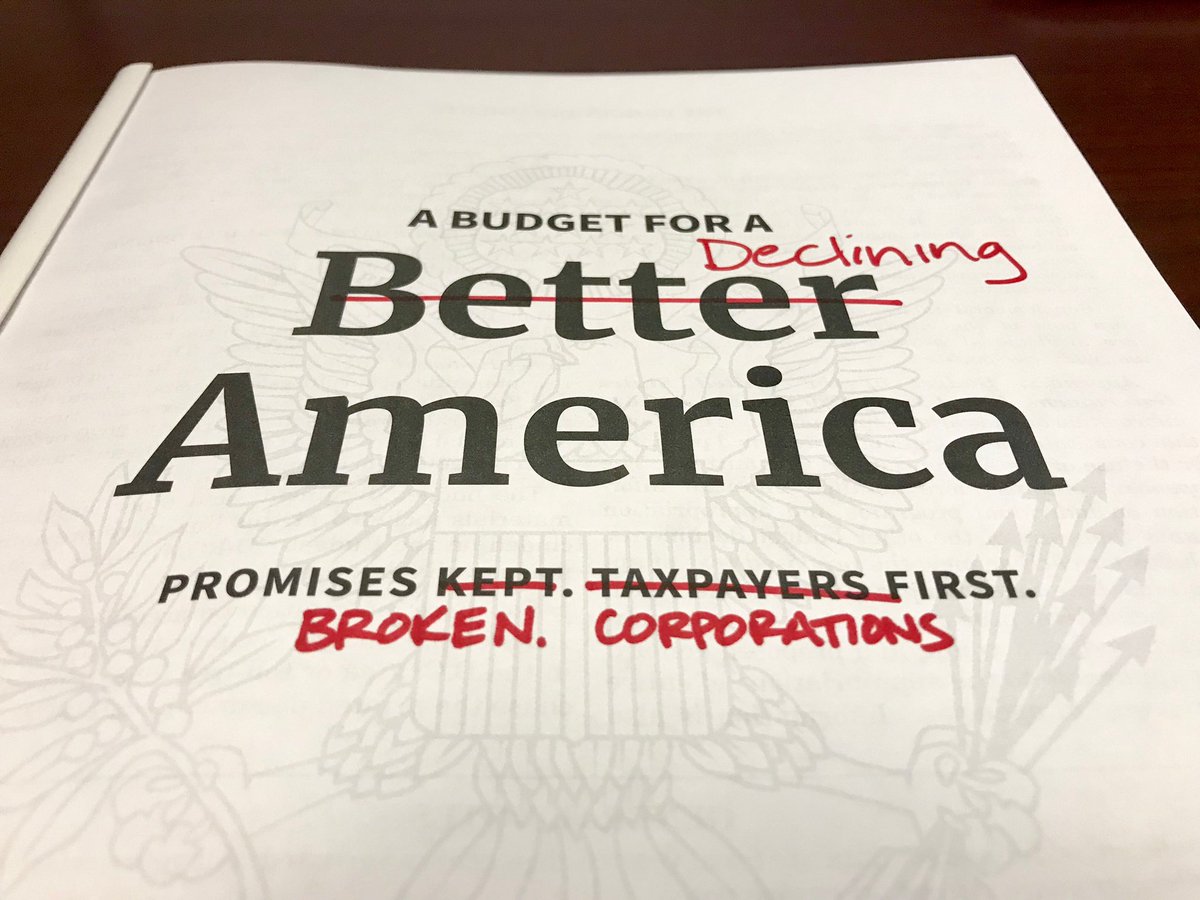 JohnYarmuth's tweet image. .@realDonaldTrump, we fixed the title of your budget.
 
After massive tax cuts for the wealthy &amp;amp; big corporations, the #TrumpBudget forces American families to pay the price w/ massive cuts to Medicare &amp;amp; Medicaid, student loans, clean air and water &amp;amp; more.
