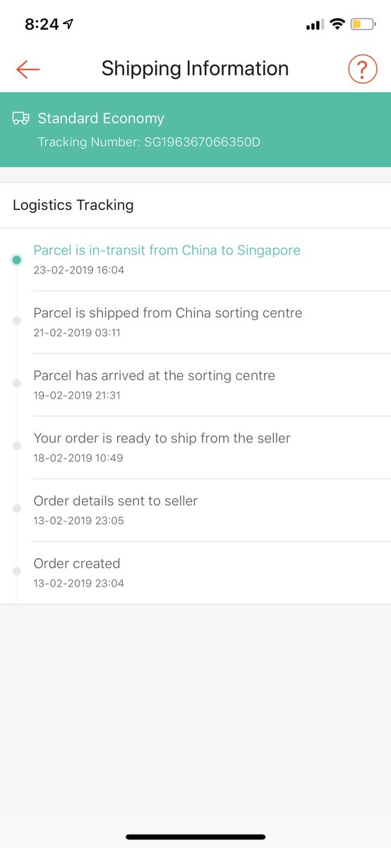Transit parcel in What Does