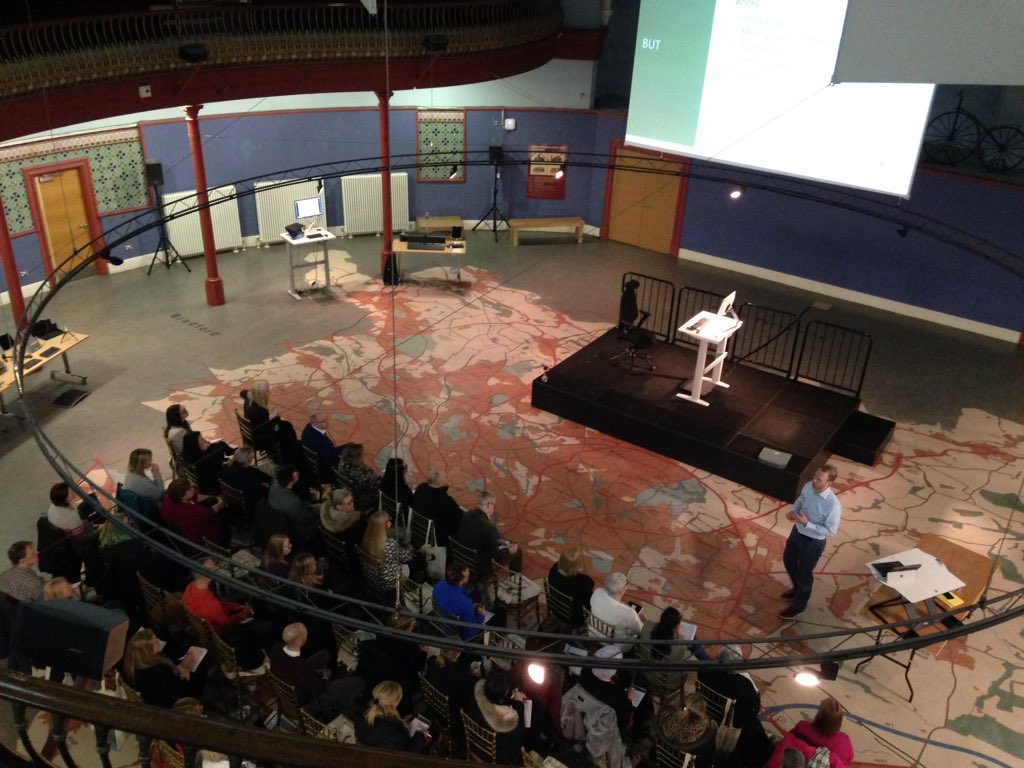 AdeleCarvil's tweet photo. Great looking venue for our Agile Working event today in Leeds. Here is our resident chair expert discussing all things seating related. #agileworking #posturite https://t.co/j9TV4UWT4y