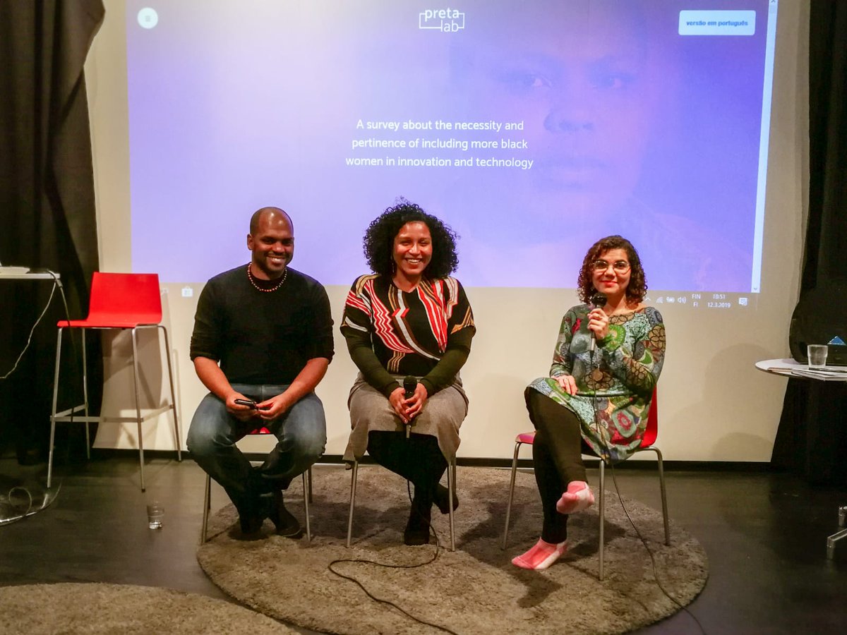 Yesterday we joined the conversation by Centro Cultural Brasil-Finlândia at @LuckanHel with @KoneenSaatio resident and @ARMA_Alliance partner @silvanabahia (Olabi, Brazil). Mediated by CCBF's Bianca Benini & translation by our @_LeoCustodio_. It was great! 📸 Diego Barros/CCBF.