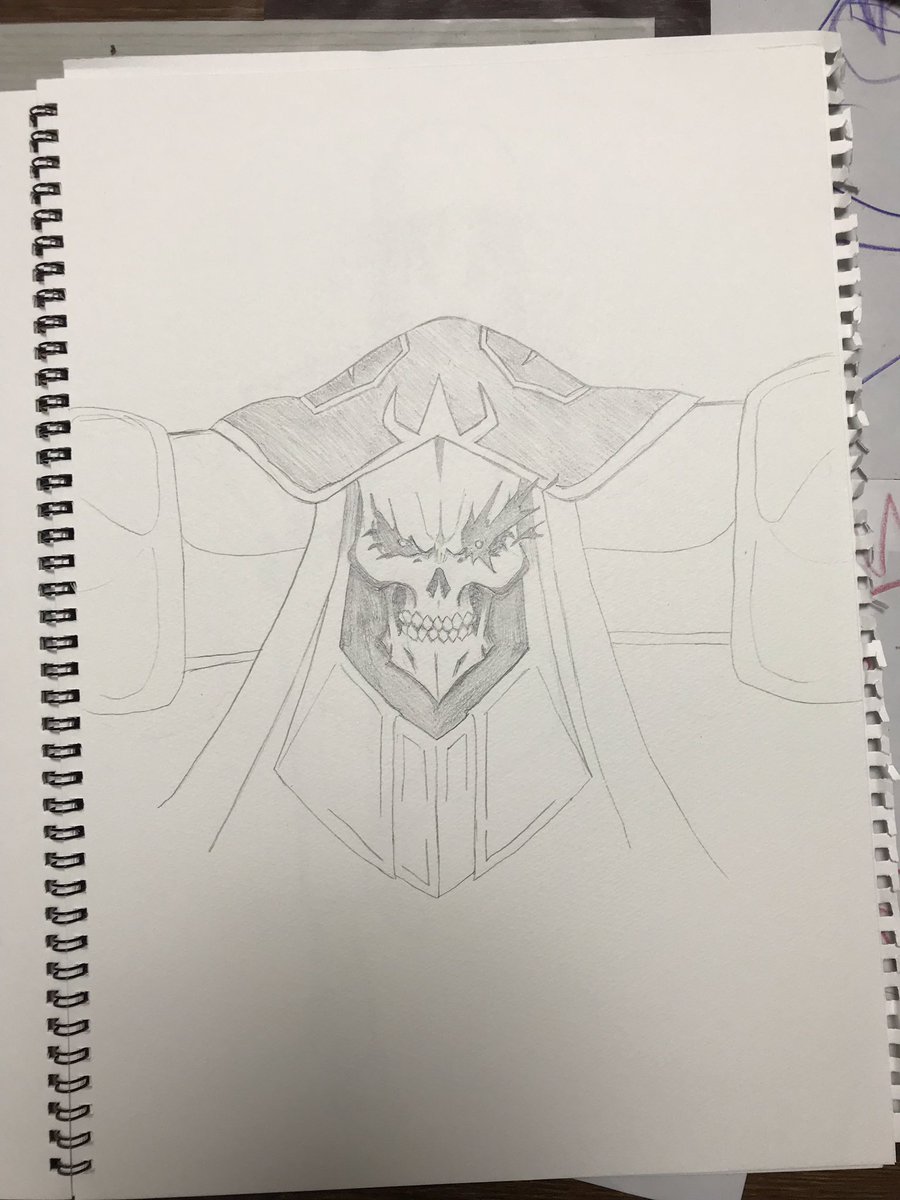 久しぶりに絵が描けて楽しかったです。去年描いた絵をまとめてツイートします。明日からは小説モードに戻ります。はやくキャラクター設定考えなきゃ!#ラム #魍魎戦記MADARA #モモンガ #18号 