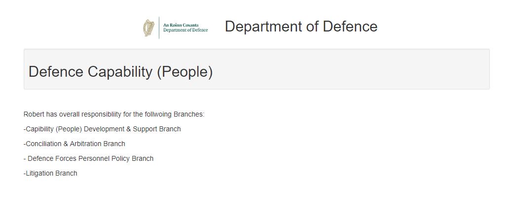 ArmyFit_IE's tweet photo. @conormlally @IrishTimes When the (newly appointed) Assistant Sec Gen in charge of 'Defence Capability (People)' can't spell *following* or *capability*

You're probably on a hiding to nothing https://t.co/vapHWJ0LjO