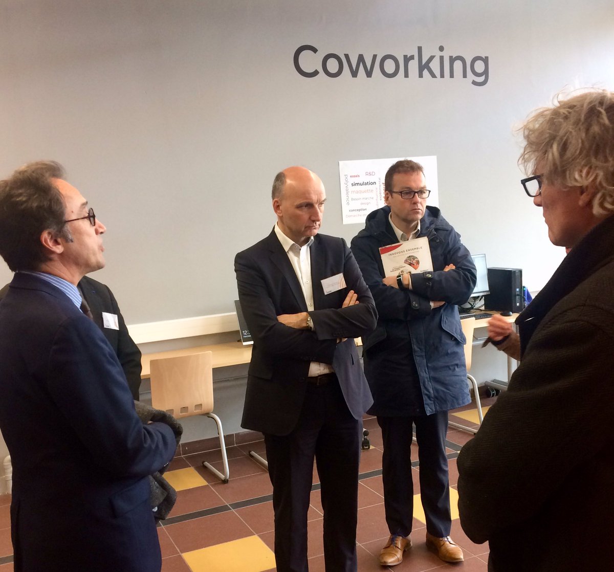 LEBASNicolas's tweet photo. Inauguration de la plate-forme Créative sur le campus lillois de @icam_fr : une occasion pour moi de rappeler l’impact des fonds européens dans l’écosystème d’ #innovation et de #formation en @hautsdefrance #SRESRI #S3 https://t.co/McUtHWu3Z4