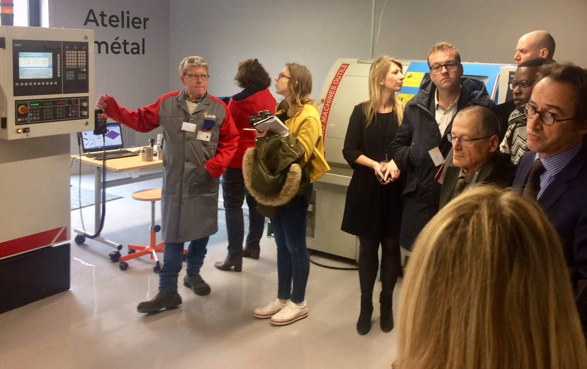 LEBASNicolas's tweet photo. Inauguration de la plate-forme Créative sur le campus lillois de @icam_fr : une occasion pour moi de rappeler l’impact des fonds européens dans l’écosystème d’ #innovation et de #formation en @hautsdefrance #SRESRI #S3 https://t.co/McUtHWu3Z4