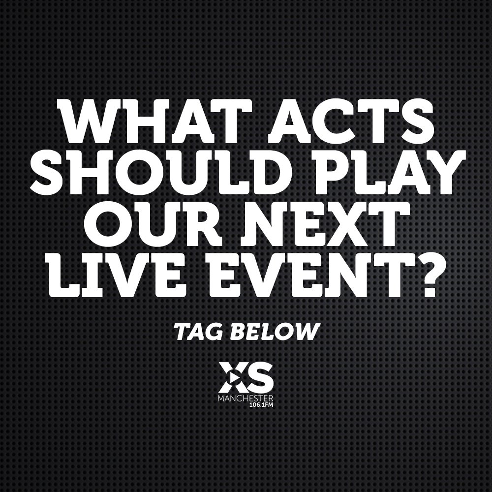 XS Manchester - 106.1 FM, DAB+ & App tweet media