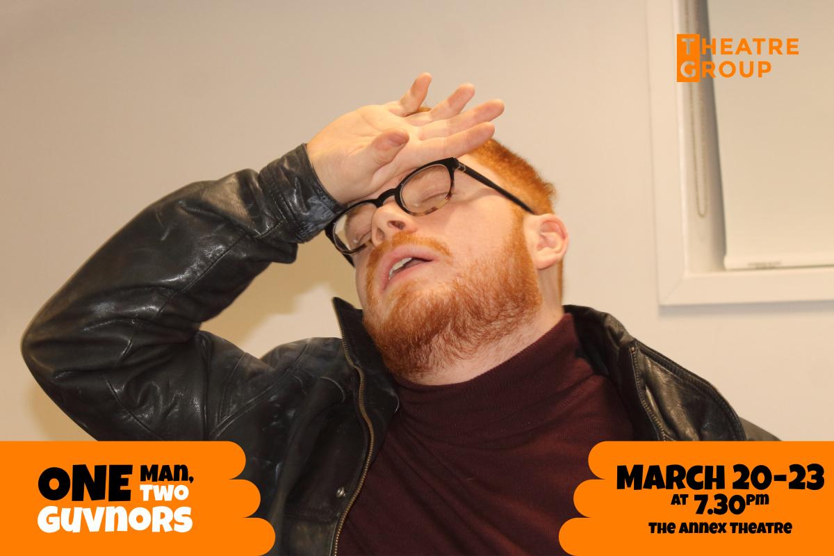 SUSUtheatre's tweet image. Check out the cast really hamming it up in rehearsals (in the best kind of way) in "One Man, Two Guvnors". We're performing in @TheAnnexSoton 20-23 March, tickets from £5. 

Reservations: theatre.susu.org/shows/225/one-…