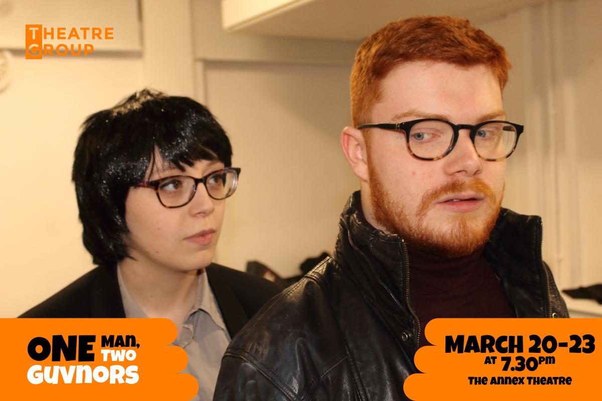 SUSUtheatre's tweet image. Check out the cast really hamming it up in rehearsals (in the best kind of way) in "One Man, Two Guvnors". We're performing in @TheAnnexSoton 20-23 March, tickets from £5. 

Reservations: theatre.susu.org/shows/225/one-…