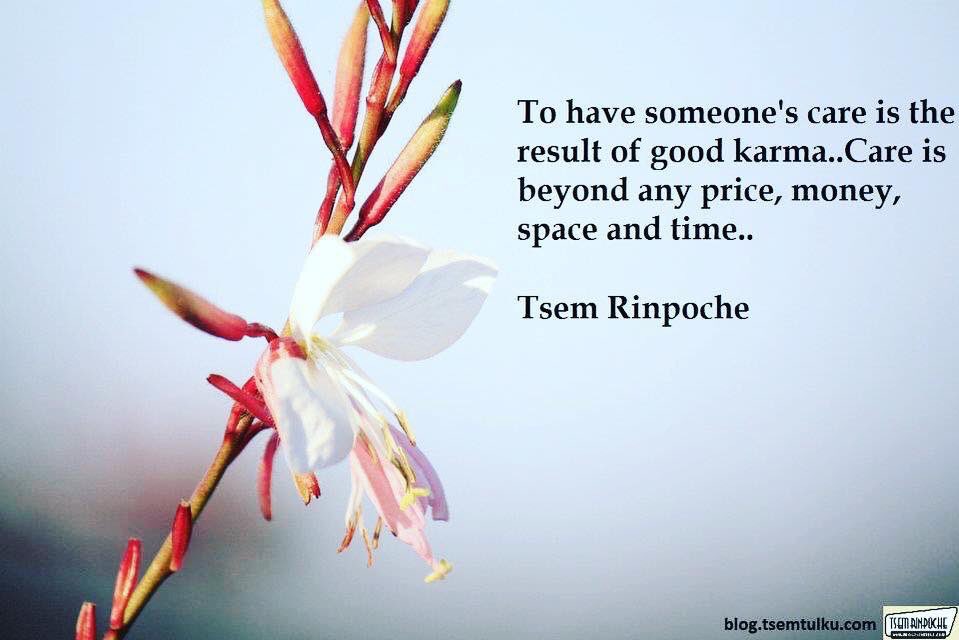 #Karma explains disparity in this world perfectly. #merits and good karma are required for us to be #loved #cared <a href="/tsemtulku/">Tsem Tulku Rinpoche</a>