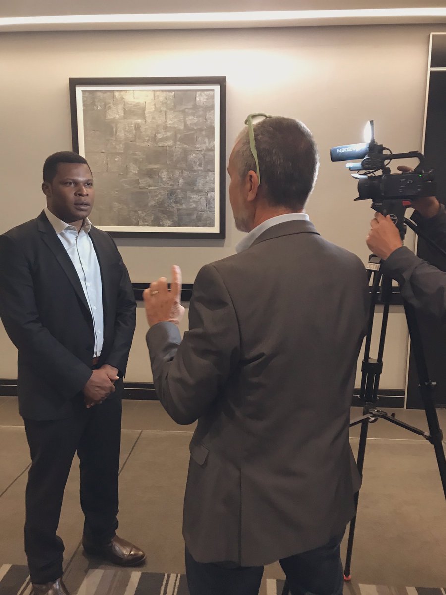 energy_african's tweet photo. Another great interview with our Executive Chairman, @nj_ayuk with @cgtnafrica’s @AngeloCoppolaSA #AECPowerBreakfast. https://t.co/t0B5dV6y4w