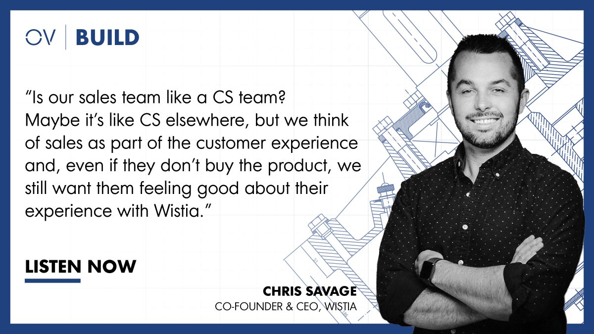 What's the role of the sales team in a PLG company? <a href="/OpenViewVenture/">OpenView</a>’s Blake Bartlett sat down w/ <a href="/wistia/">Wistia</a>’s Co-founder &amp; CEO, <a href="/csavage/">Chris Savage</a>, to discuss how the business leverages its sales team in the buyer’s journey. Listen here: openview.vc/2JaopTs