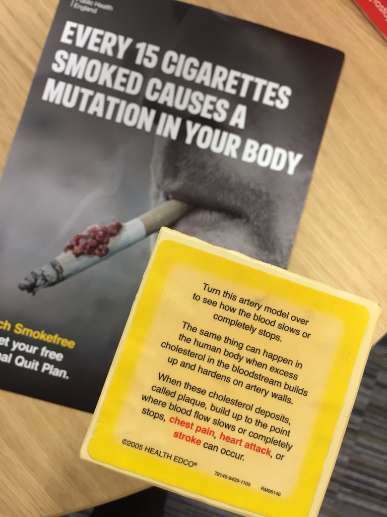 SPrescribingER1's tweet photo. Here at Pocklington Group Practice we have one of our Health trainers Rebecca talking to patients about the harms of smoking, and how the healthtrainers can support you with quitting. #NoSmoking #NoSmokingDay2019 #linkworker #healthtrainer #SocialPrescibing https://t.co/Qfok9RnSHZ