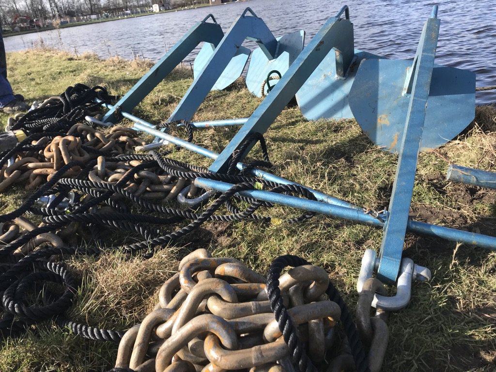 BiomatrixWater's tweet photo. #Stormgareth gives the heavy-duty anchoring a good test as we launch an archipelago of new #floatingecosystems at Killingworth Lake #Newcastle this week. Thanks to @NorthumbrianH2O , ESH Construction, @Stantec @NTCouncilTeam and @EnvAgency. Drone photography by Wally Gargett. https://t.co/Jv2aqrE1jA