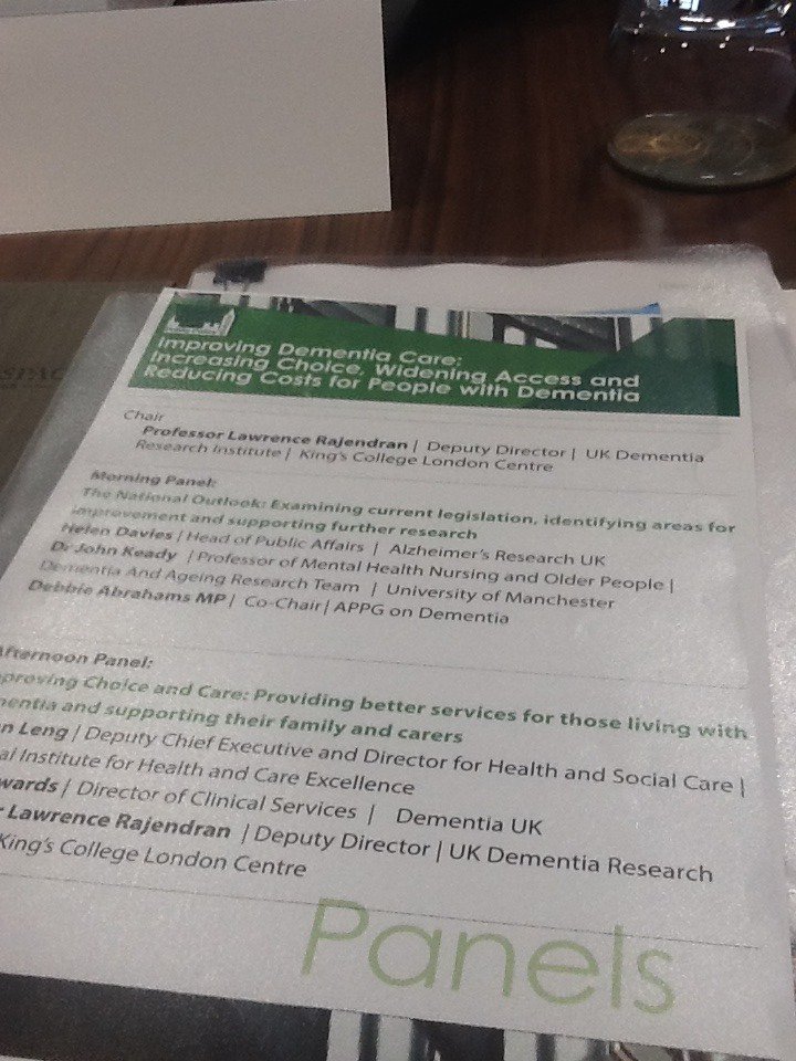 Our very own Professor John Keady has enjoyed speaking at the Improving #Dementia Care Event <a href="/PublicPolicyEx/">PublicPolicyExchange</a> today. Debbie Abrahams MP co-chair of the APPG on Dementia was present. #Dementiacare #MentalHealthMatters #Dementiauk