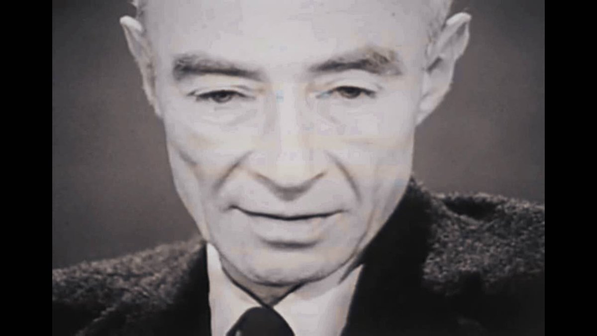 Now, I am become Death, 
the destroyer of worlds.

Robert Oppenheimer
In an interview from 1965
