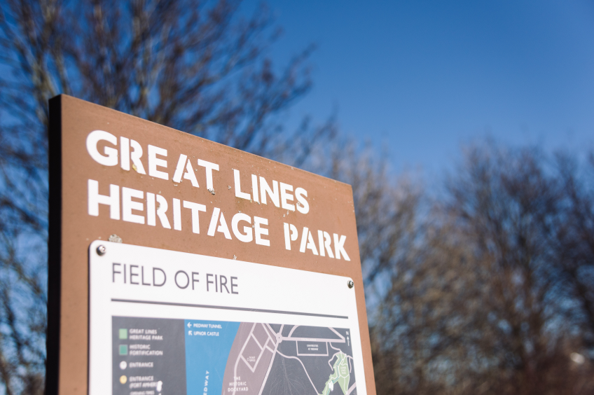 A short walk from Kitchener Barracks you'll find The Great Lines Heritage Park.