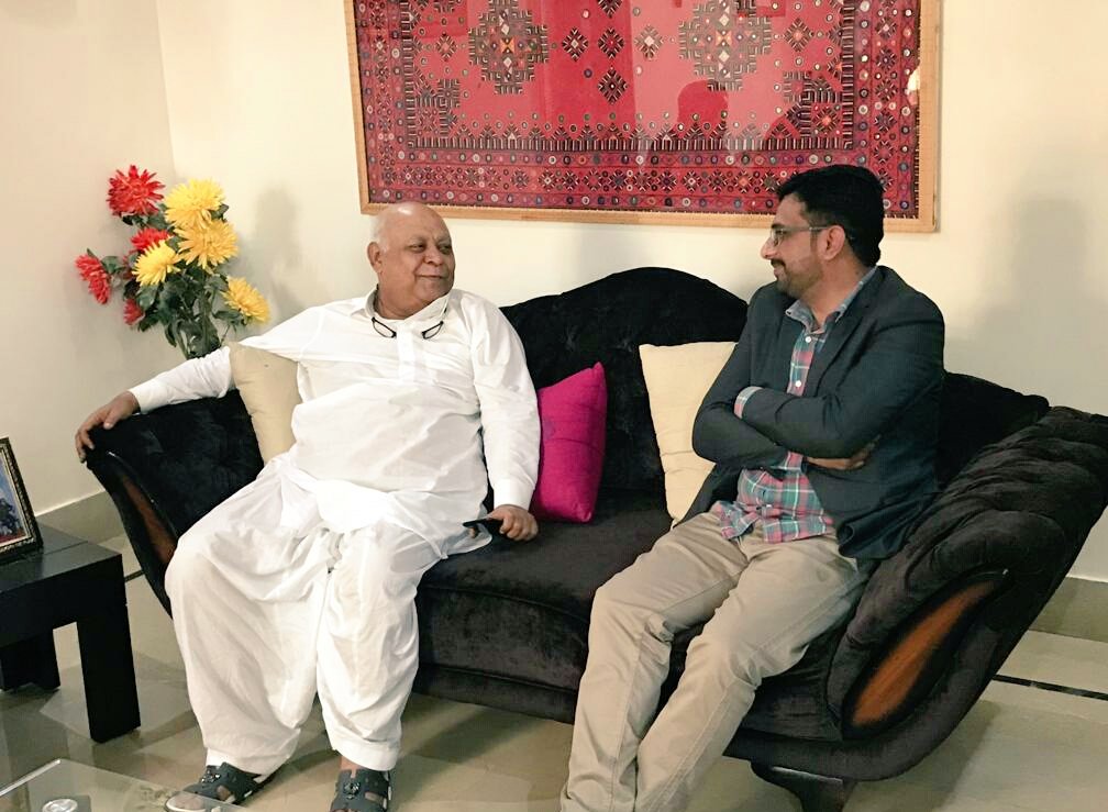SaadDehwarNP's tweet photo. Visited veteran politician 'Senator Mir @hasilbizenjo' to enquire about his health. May he gets speedy recovery. #GetWellSoonLeader @NationalParty_ 🌷 https://t.co/7owWEgcjvg