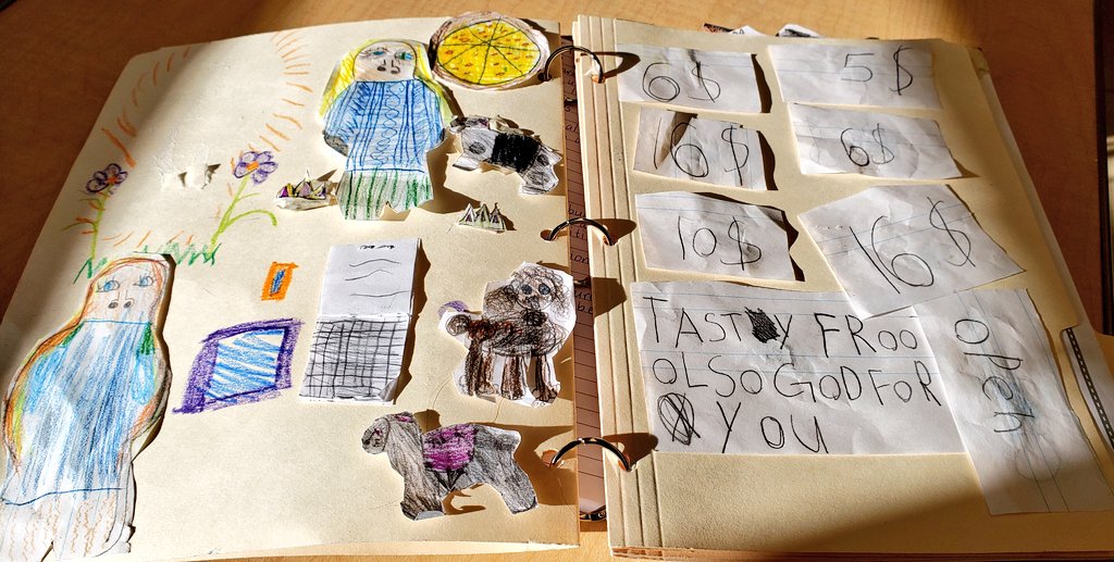 JuliaGoggi's tweet image. Learning about children's planning and block play from City and Country School. This is a sample of a child's portfolio.  @WPSSicomac @wyckoffschools #constructivistlearning #vygotsky #carolinepratt #blockplay