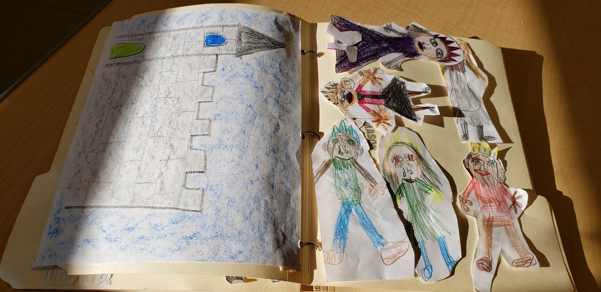 JuliaGoggi's tweet image. Learning about children's planning and block play from City and Country School. This is a sample of a child's portfolio.  @WPSSicomac @wyckoffschools #constructivistlearning #vygotsky #carolinepratt #blockplay