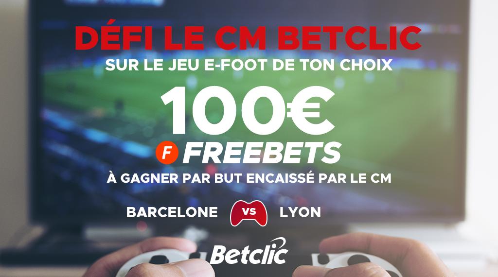 Betclic's tweet photo. ⏰ Plus que quelques heures avant #FCBOL... Alors on lance un petit #DefieLeCM à nos amis d'@ActualiteBarca ! 100€ de Freebets à gagner à chaque fois que le CM prend un but 🤑

➡ RT pour tenter ta chance

⚠ Le match sera streamé à 19h15 👀 https://t.co/zn3sNdWFOL